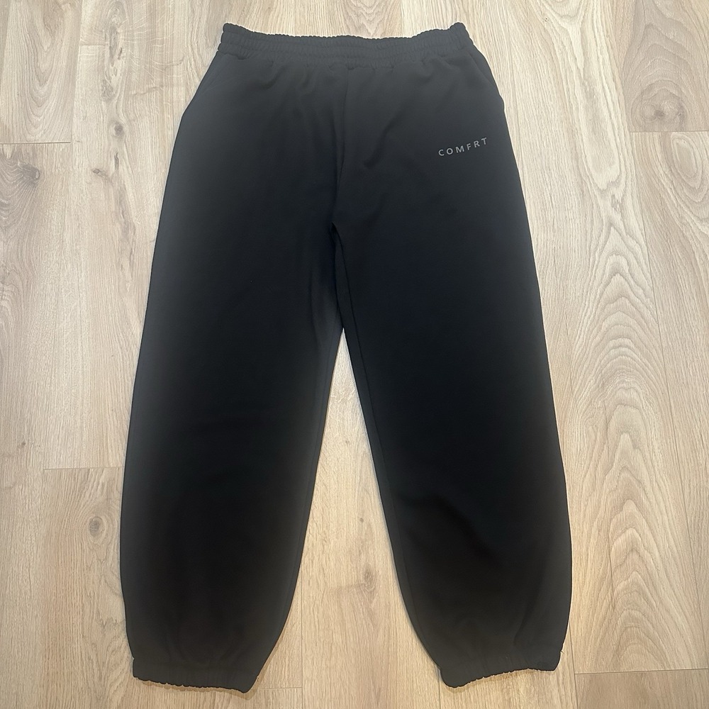 Comfrt  sweatpants Color Black Unisex Adult Size 2XL Double Lined Thick Cozy